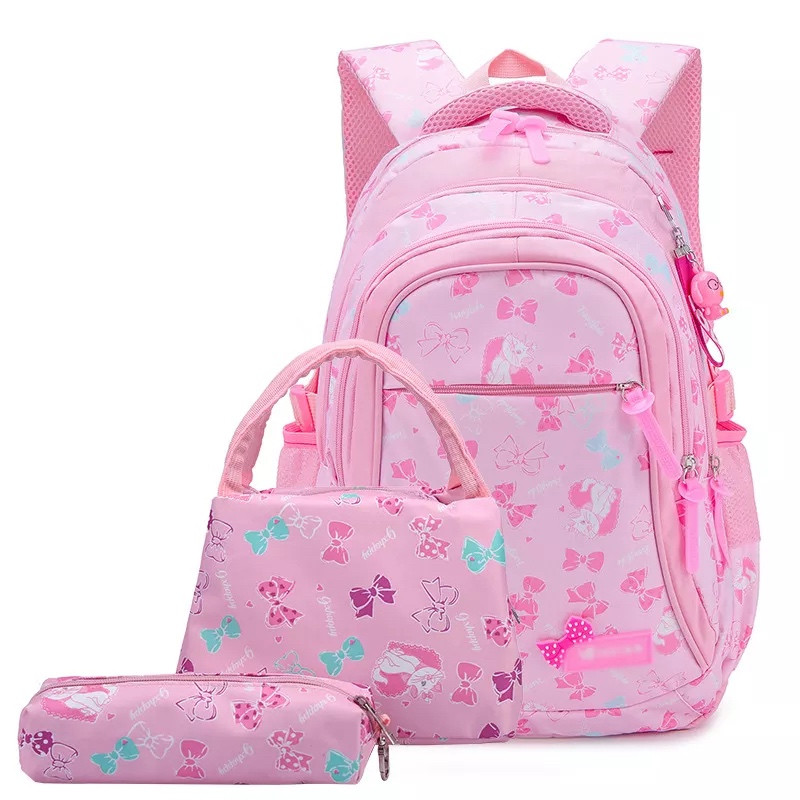 Girls School Backpacks with durable and plenty capacity Pink 